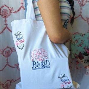 Can't I'm Booked Tote Bag
